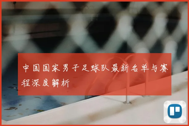 中国国家男子足球队最新名单与赛程深度解析